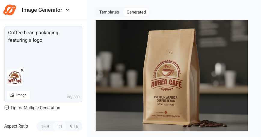 Coffee Bean Packaging Mockup