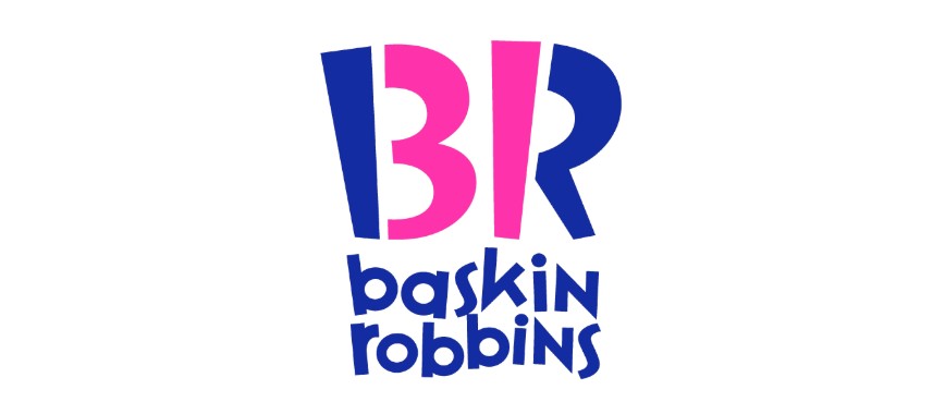 Baskin-Robbins Logo – The number “31” is artfully hidden, celebrating the brand’s commitment to variety.