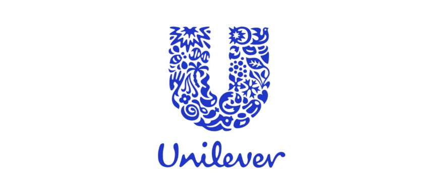 Unilever Logo – A mosaic of icons within the “U” represents the vast diversity of products under the Unilever umbrella.