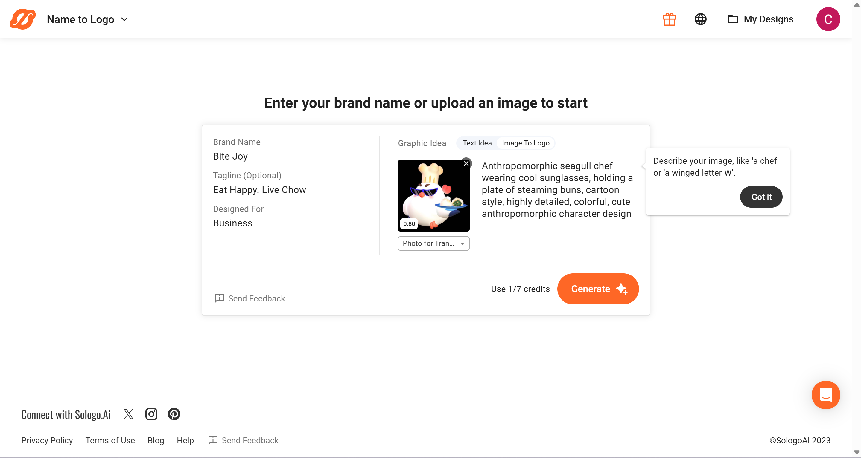 Sologo AI | Name to Logo Generator