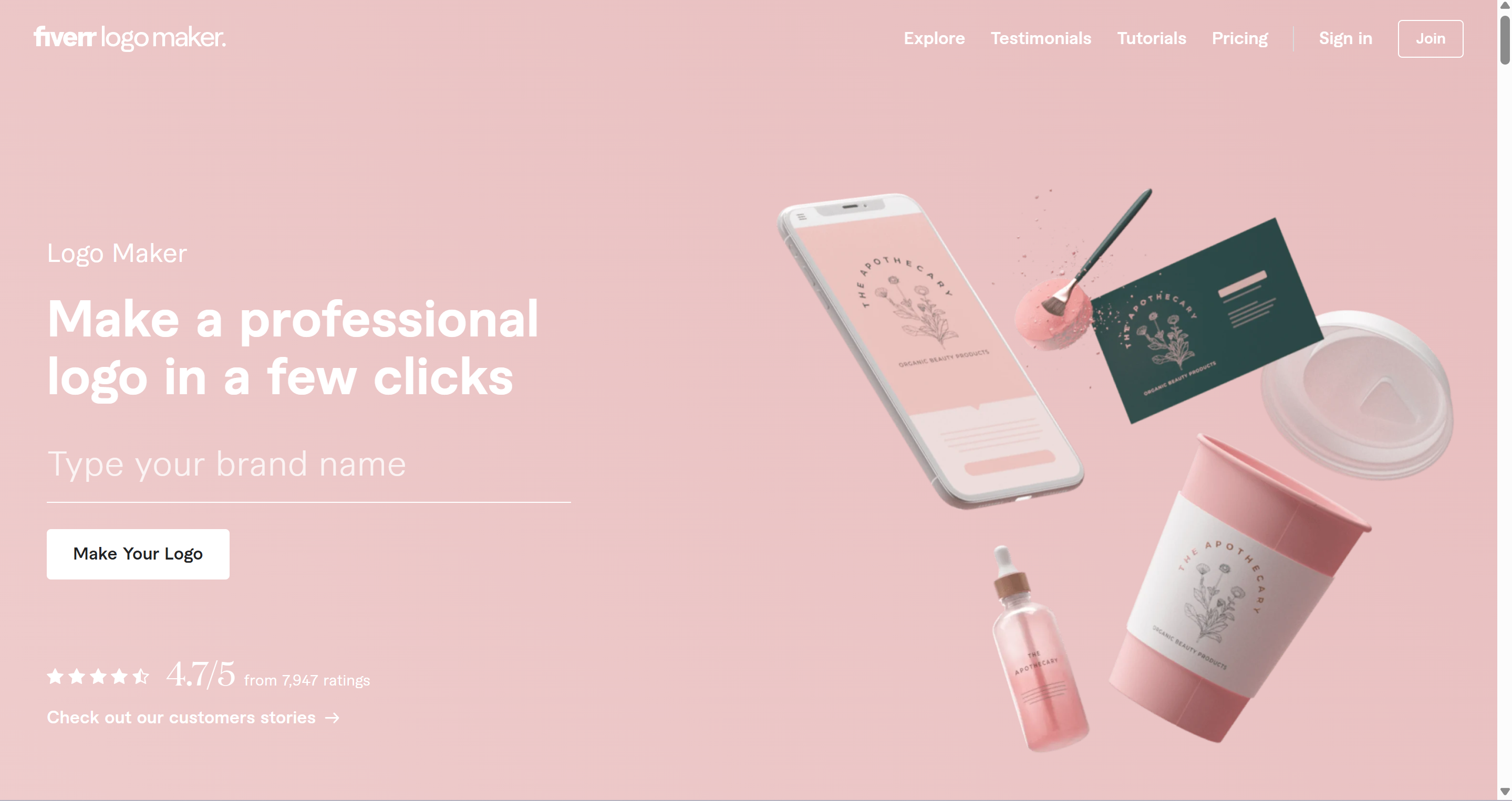 Fiverr Logo Maker example