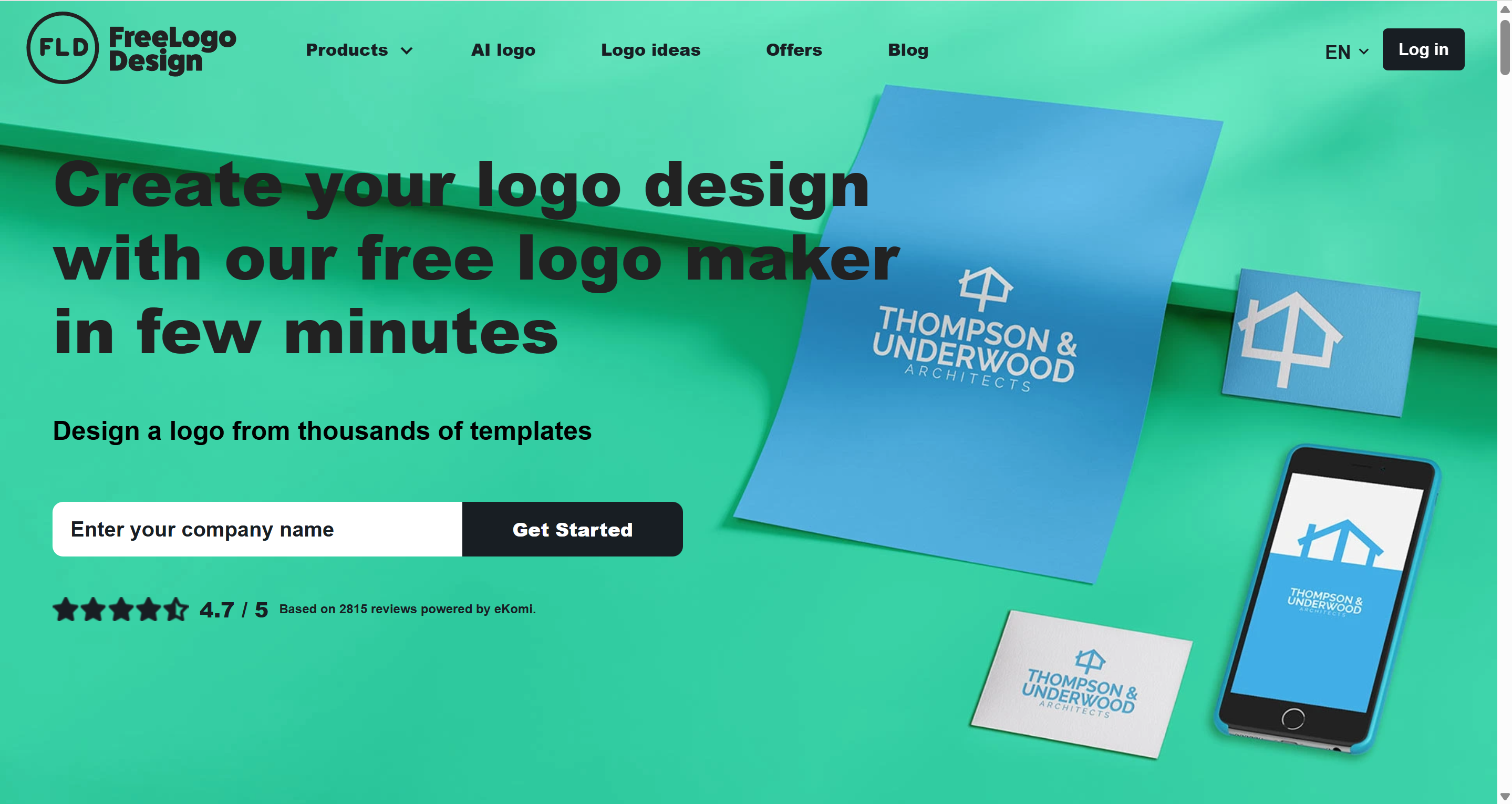 FreeLogoDesign example
