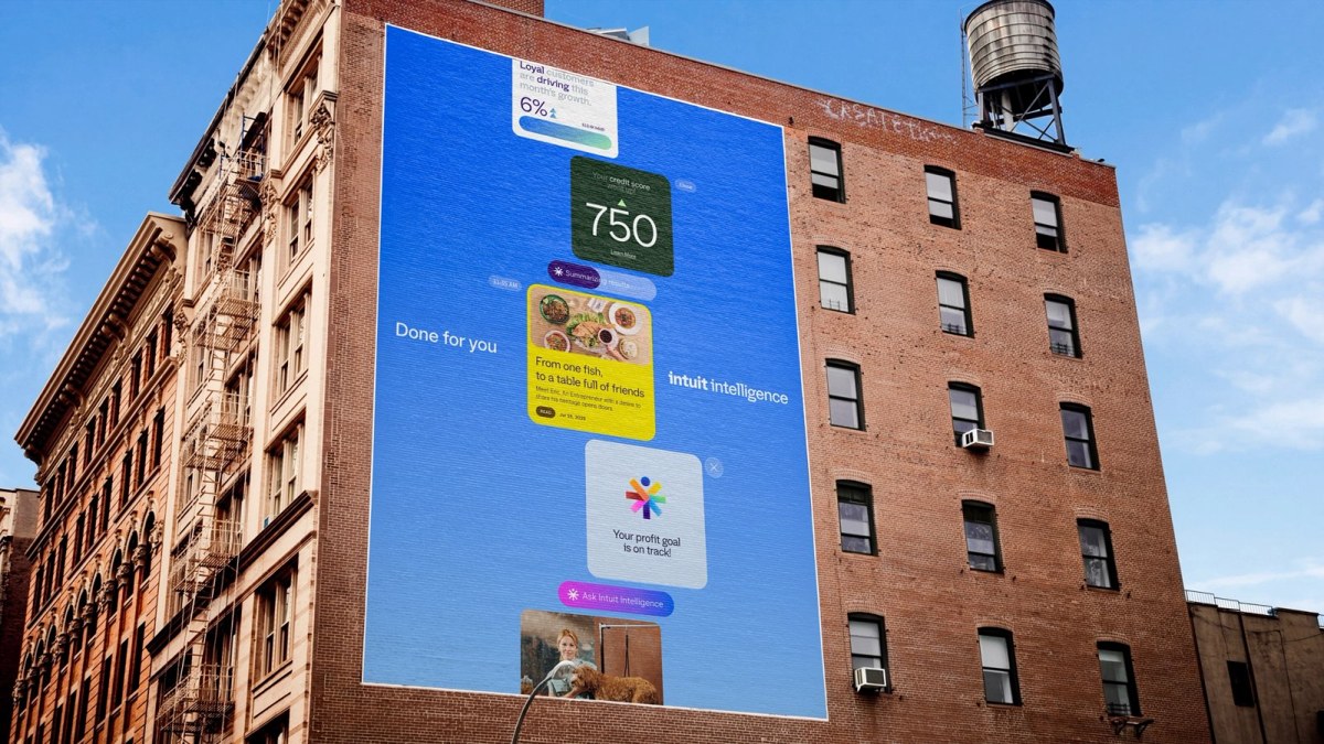 Intuit outdoor billboard photographed in the JKR case study