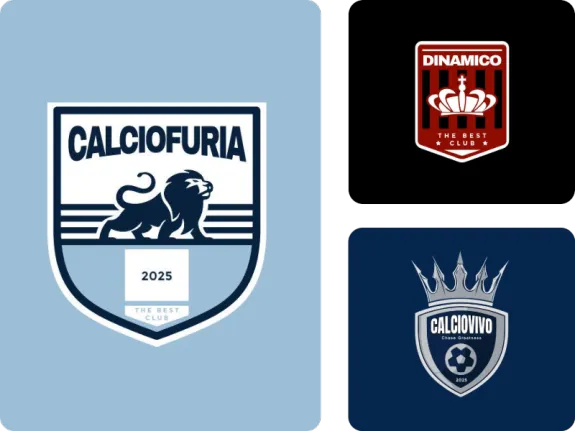 Creatore di Loghi per Calcio: Genera i Tuoi Loghi dei Sogni Online